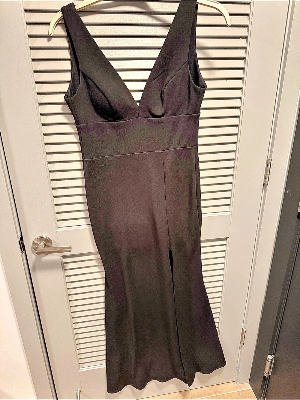 Aqua Formal Black Maxi Dress Like New
